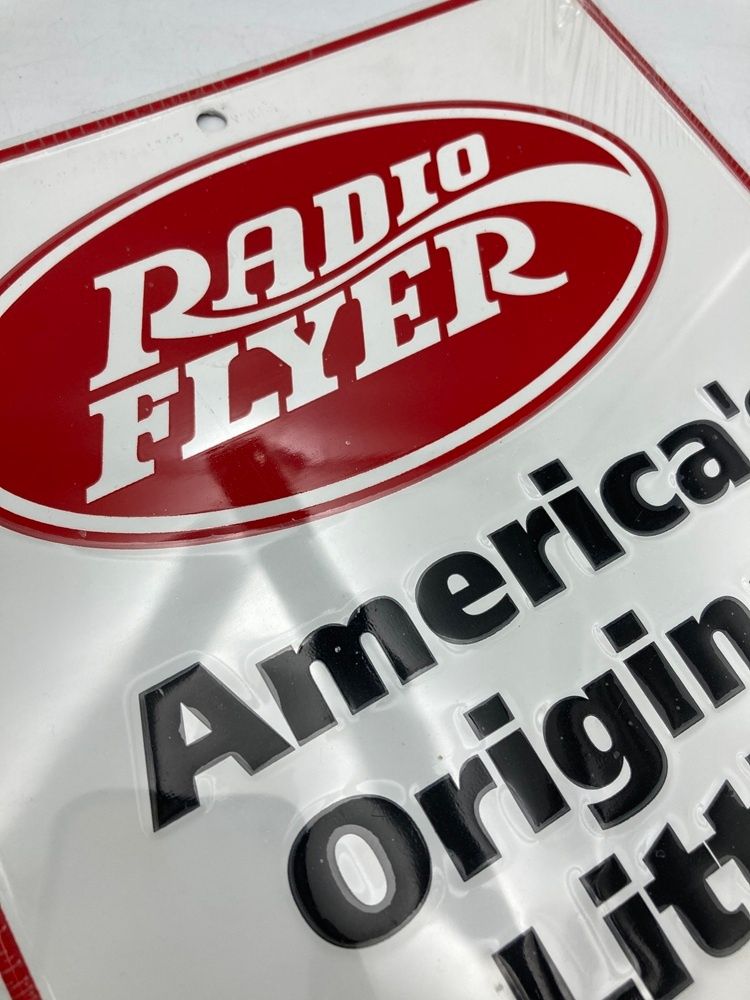 RADIO FLYER ラジオフライヤー TIN SIGN 看板 プレート 中古 D4 家具
