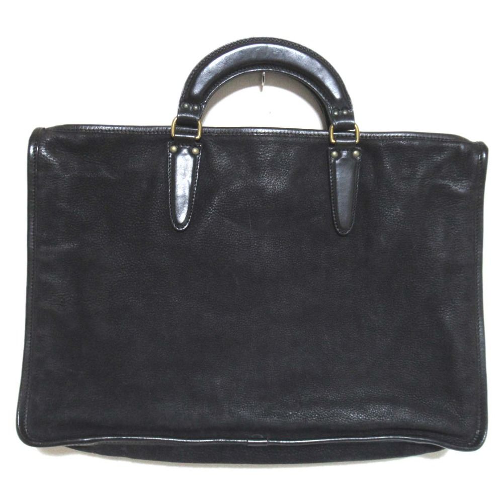 Felisi フェリージ 9841 オールレザー ブリーフケース ビジネスバッグ ブラック メンズ 古着