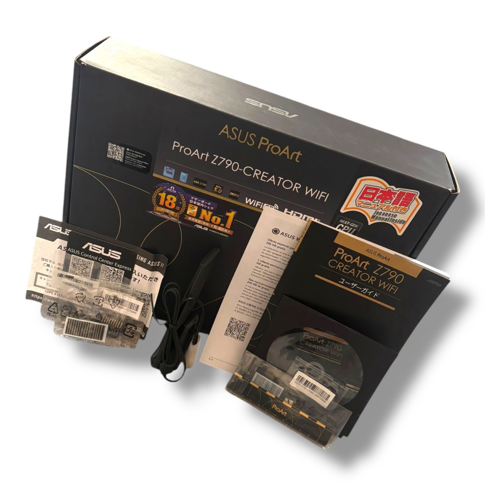 中古】ASUS ProArt Z790-CREATOR WIFI intel 第14・13・12世代 CPU対応 