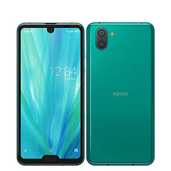 SHARP - 【中古】 808SH AQUOS R3 エレガントグリーン SIMフリー 本体 ソフトバンク Aランク スマホ シャープ  【送料無料】 808shgr8mtm SHARP 808SH AQUOS R3 エレガントグリーン SIMフリー