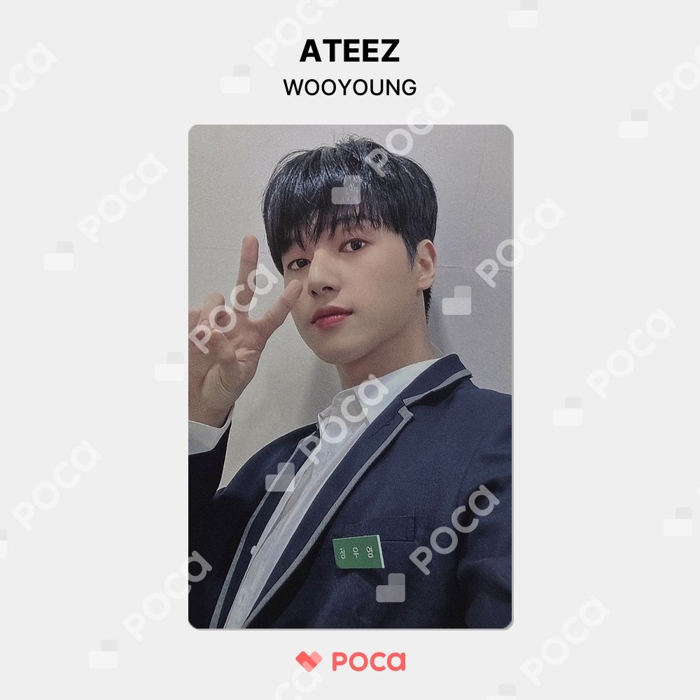 ATEEZ ユノ 制服トレカ ヨントン当選者限定 ATEEZ サン サインポラ