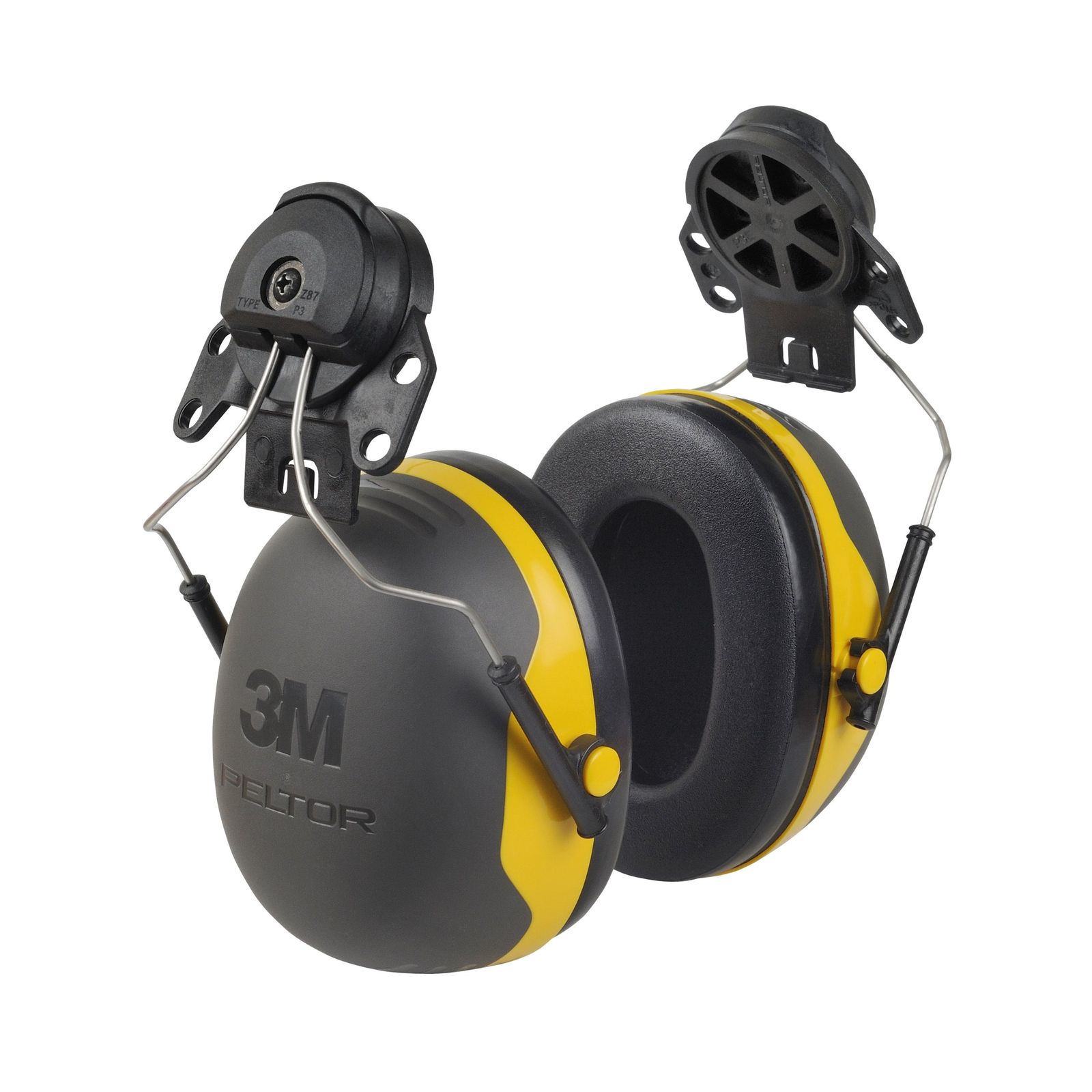 3M Peltor X-Series X2P3E Cap-Mount Earmuffs NRR 24 dB One Size Fits Most Black|Yellow X2P3E Pack of 1 by 3M