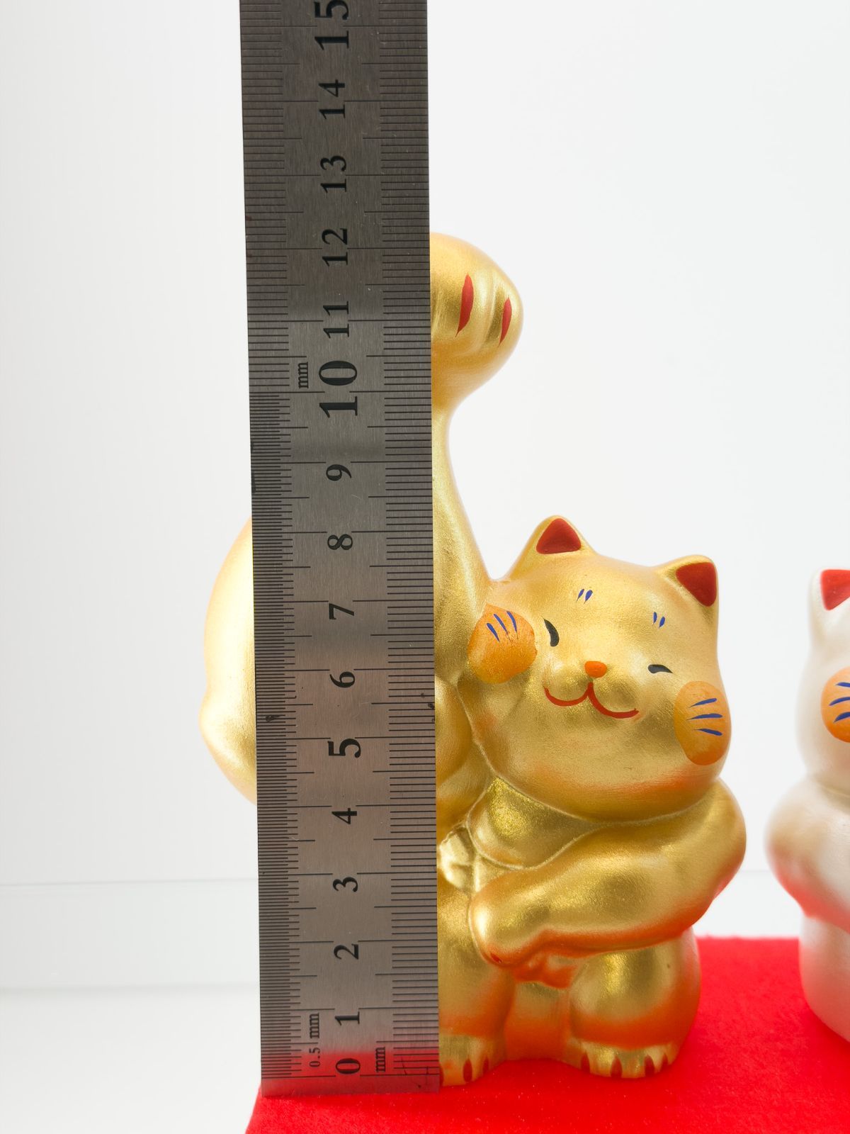 剛腕マッチョ招き猫 置物 金銀ペア セット 新品未使用品