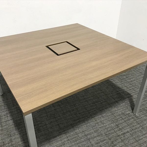 ミーティングテーブル 完成品 角テーブル アプションフリー オカムラ ネオウッドダーク
