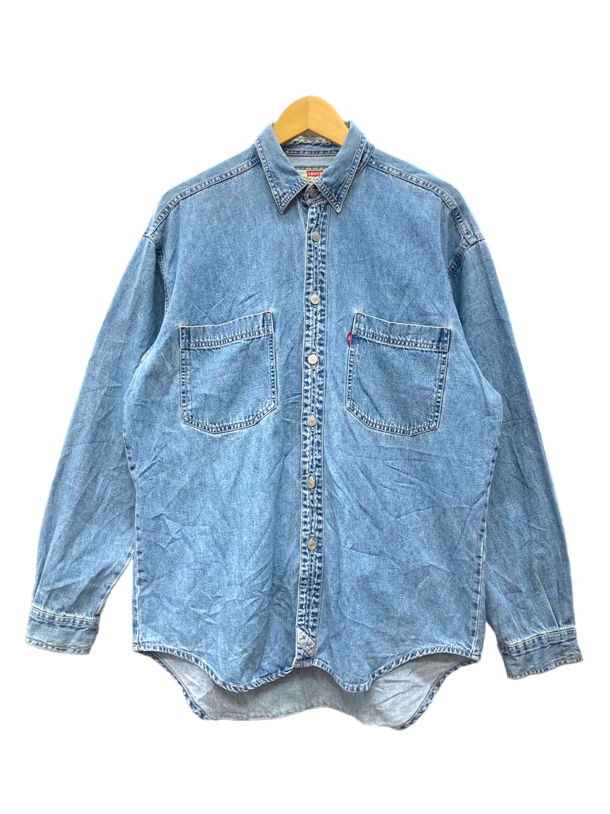未使用 リーバイス Levi's 長袖シャツ S Levi's(リーバイス) / 長袖シャツ/S/ウール/BLU/STYLED BY LEVIS