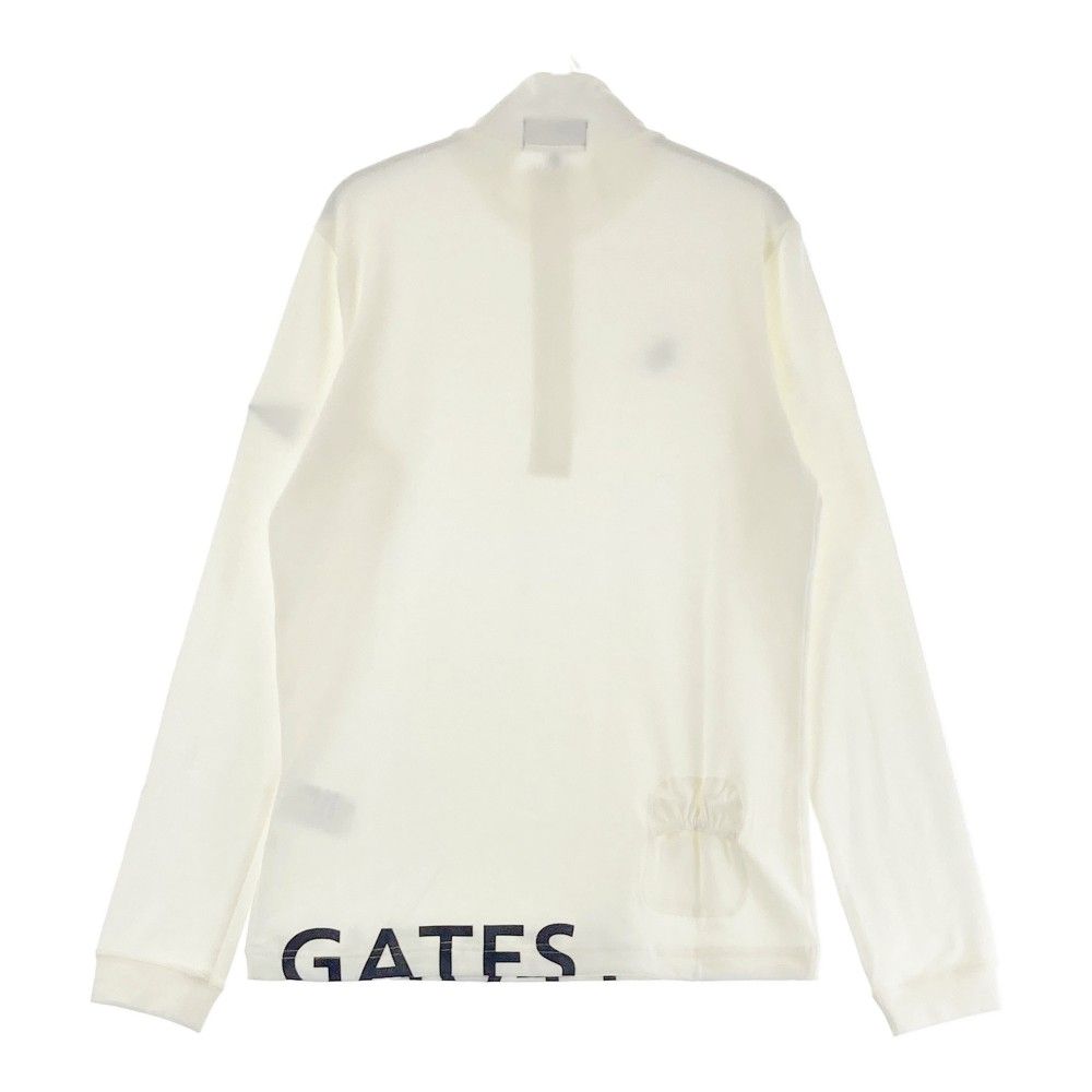 サイズ 1 PEARLY GATES パーリーゲイツ モデル ハーフジップ長袖Tシャツ 刺繍 ホワイト系 240101426341 ゴルフウェア レディース ストスト