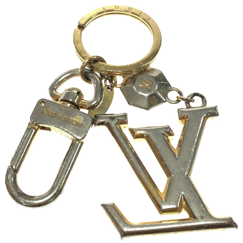 LOUIS VUITTON (ルイヴィトン) ポルト・クレ LVファセット ゴールド