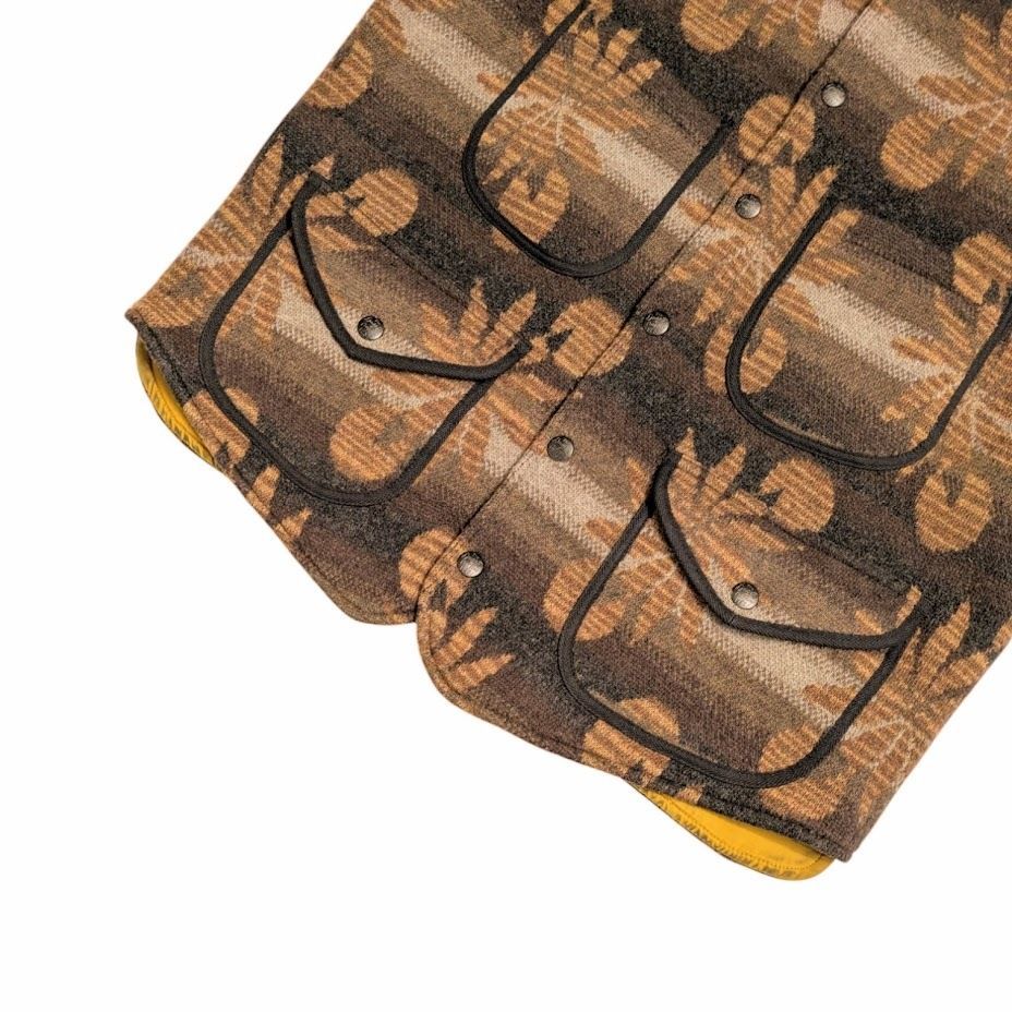 RRL ラルフローレン ウールカシミヤ スナップフロント セーター ベスト