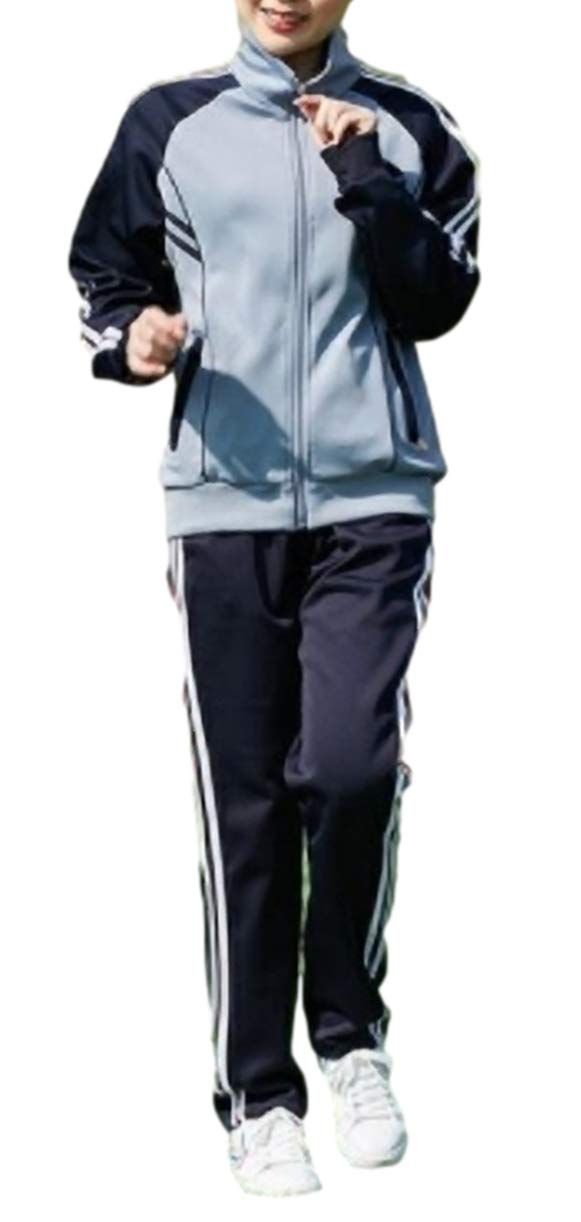 【在庫処分】体操服 セットアップ スポーツウェア 本格 体操着 レディース 上下セット ジャージ 吸汗速乾 [カナエルン] [kanaelun]