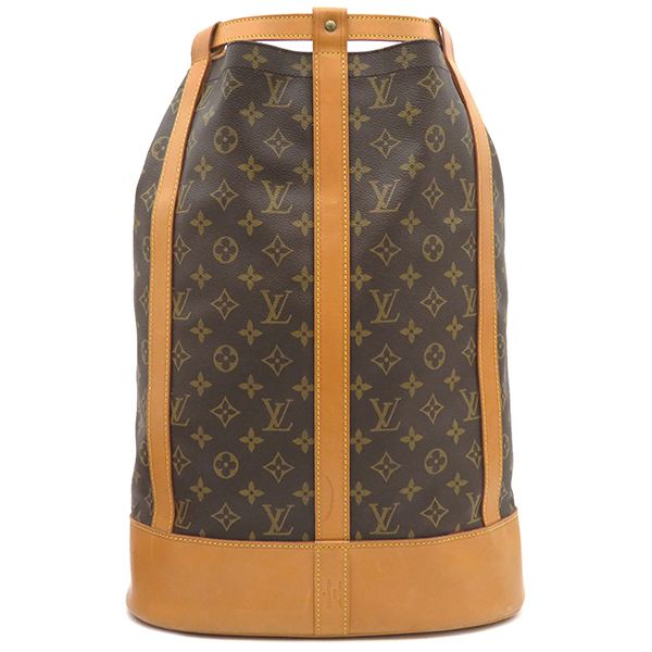 ルイヴィトン LOUIS VUITTON ショルダーバッグ ランドネGM モノグラムキャンバス モノグラム ゴールド金具 茶 巾着  M42244 A20935【中古】