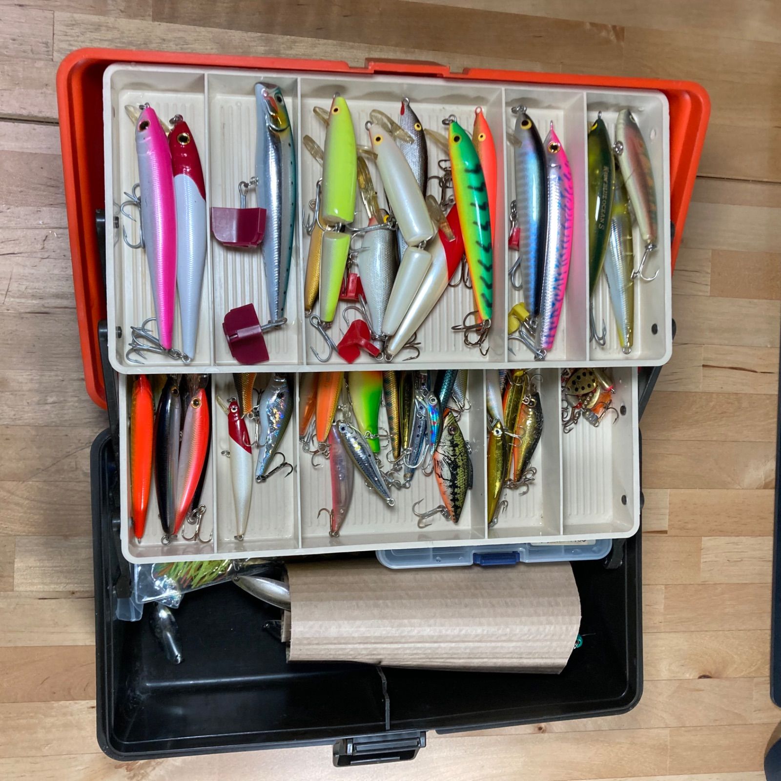 ルアー大量セット MEIHO収納ケース付