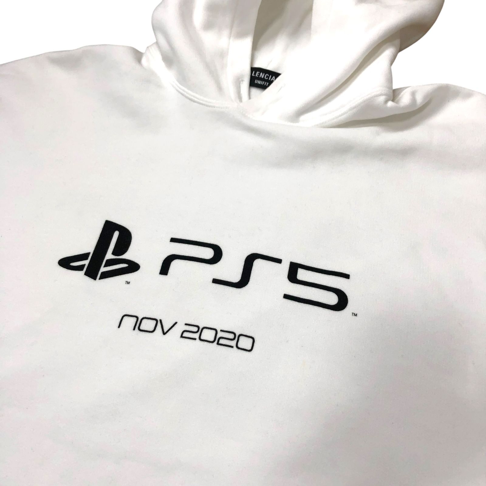 コラボ【BALENCIAGA】× PLAYSTATION フードパーカー BALENCIAGA (バレンシアガ) 21AW× PlayStation Printed Fitted