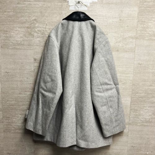 Omar Afridi オマールアフリディ car coat コート グレー Omar Afridi オマールアフリディ car coat コート グレー size46【中