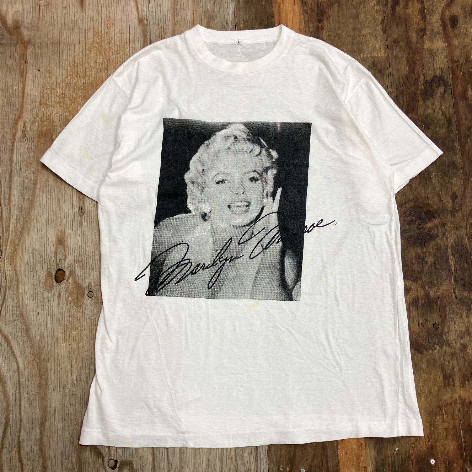 Marilyn Monroe マリリンモンロー シングルステッチ サイン フォト