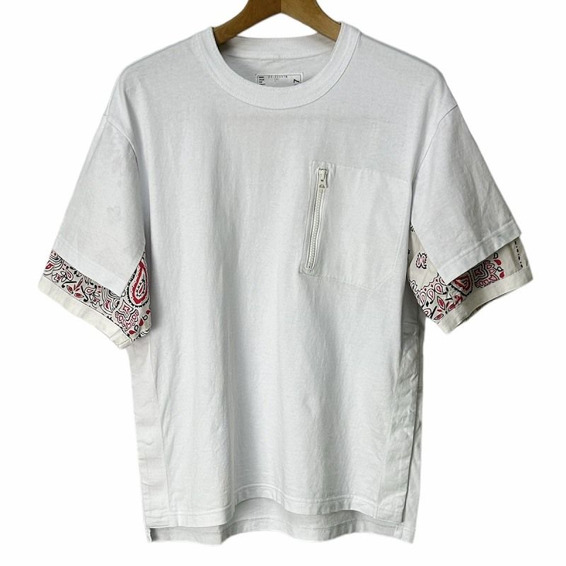 サカイ sacai 22SS Bandana Print T-Shirt バンダナプリントTシャツ ...