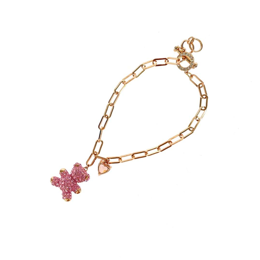 SWAROVSKI スワロフスキー テディチェーンブレスレット ラインストーン