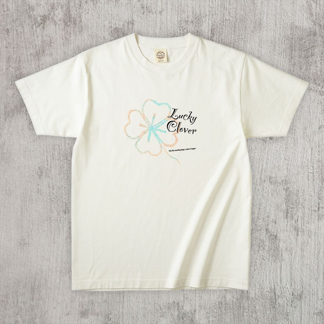 グラフィックTシャツ　Lucky Clover Color