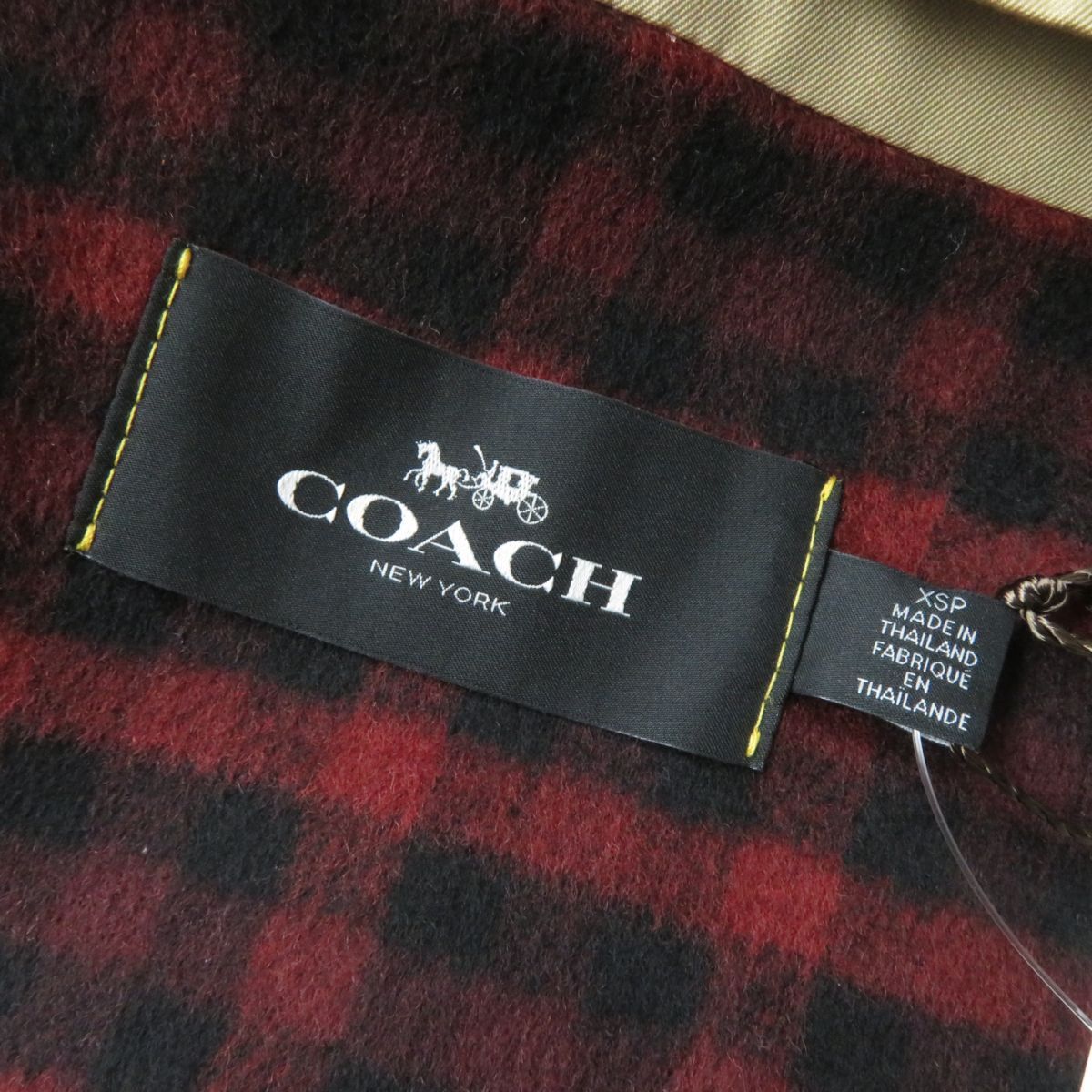 未使用品☆正規品 定価176000円 COACH コーチ F76255 襟ムートン