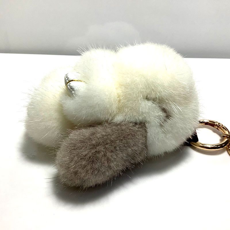 フローツ もふもふさんSS ラビット バッグチャーム【中古】KB-6449