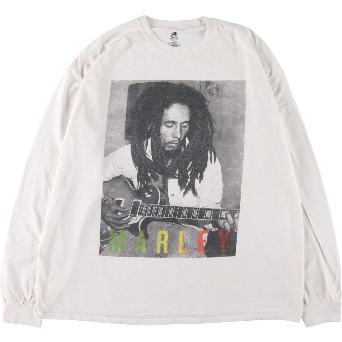 古着 ZION ROOTSWEAR BOB MARLEY ボブマーリー ロンT バンドTシャツ バンT メンズXXL /eaa450622 【中古】/eaa450622