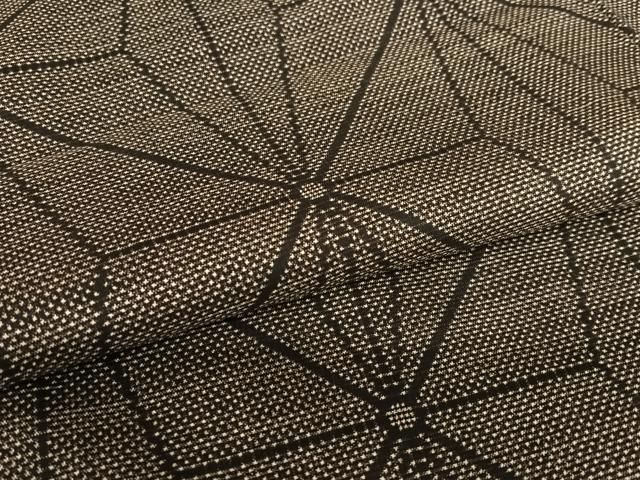 平和屋着物●本場大島紬　泥染め　7マルキ　麻の葉文様　正絹　逸品　AAAV7197zg 平和屋着物○本場大島紬 泥染め 7マルキ 麻の葉文様 正絹 逸品