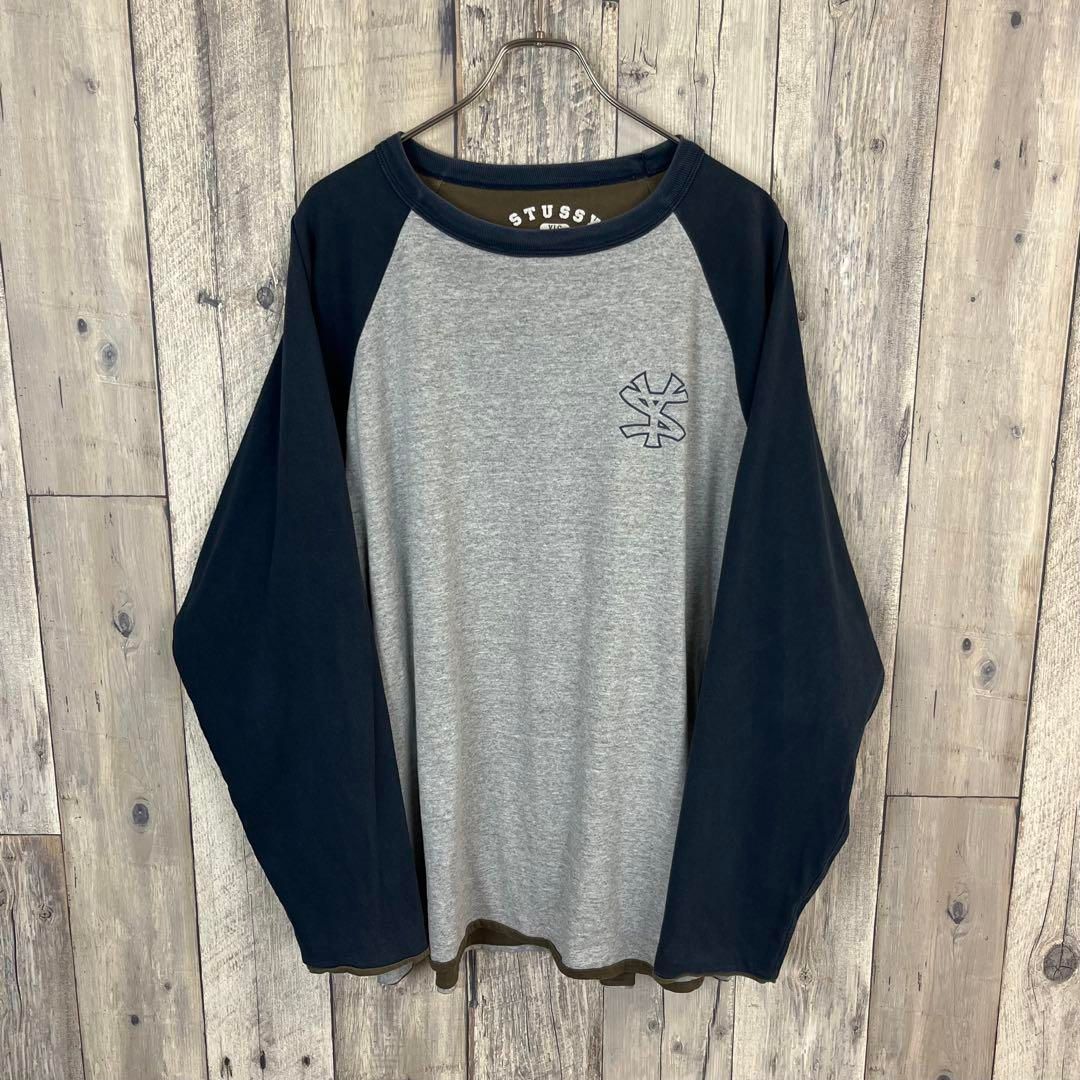 90s STUSSY 長袖シャツ ネイビー USA製 白タグ クラウンロゴ L 90s STUSSY 長袖シャツ ネイビー USA製 白タグ クラウンロゴ Lの通販はau