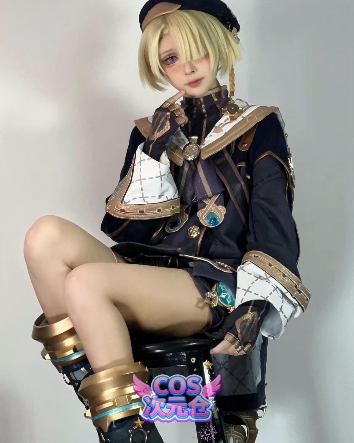 フレミネ ウィッグ付き 神併 フレミネ コスプレ ウィッグ付き 潜水士 原神 コスプレ衣装 フルセット コスチューム 大人用 仮装 文化祭 Genshin Freminet cos