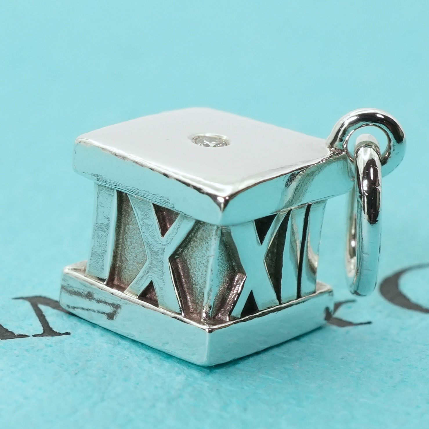 Tiffany ティファニー ペンダントトップ アトラスキューブ ダイヤモンド 希少 ティファニー ダイヤモンド アトラスキューブ ネックレス