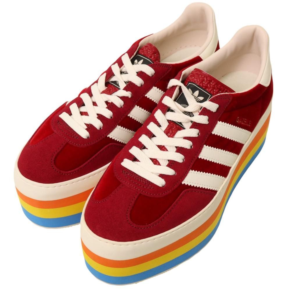 GUCCI アディダス コラボ スニーカー 赤