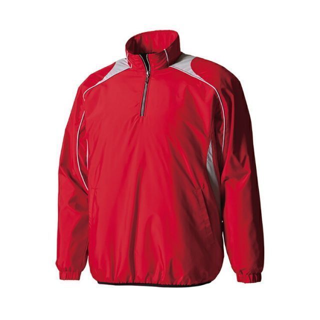 DESCENTE デサント 長袖プルオーバーコート レッドxシルバー XAサイズ STD-425B RED | スポーツ スポーツ用品 野球 ベースボール ベースボールウェア トレーニングウェア アウター 長袖 プルオーバーコート コート 防風 保温 はっ水 耐水 中綿 レッド シルバー XA DESCENTE デサント 長袖プルオーバーコート レッドxシルバー XAサイズ