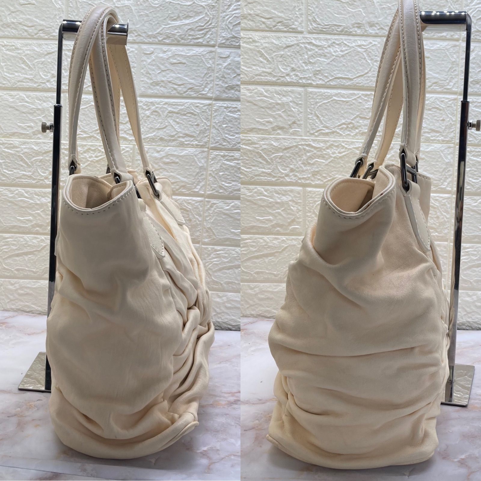 美品 Burberry トートバッグ ハンドバッグ レザー BURBERRY ❣️バーバリー レザー トートバッグ ハンドバッグ