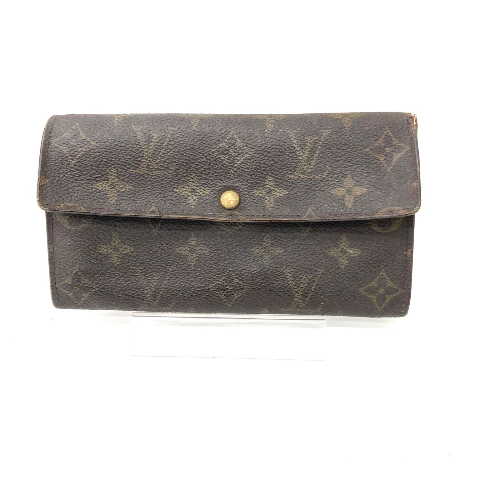 LOUIS VUITTON】ルイヴィトン ポルトモネクレディ モノグラム 長財布 旧型 ポルトフォイユサラ M61725 ☆ - メルカリ