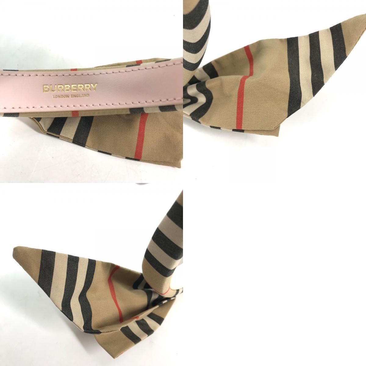 BURBERRY バーバリー　カチューシャ BURBERRY バーバリー カチューシャ ノバチェック キルティング柄