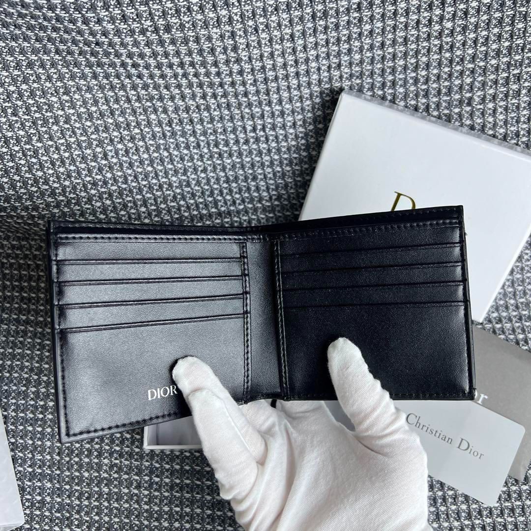 クリスチャンディオール Dior レオブリーク 二つ折り財布 - メルカリ