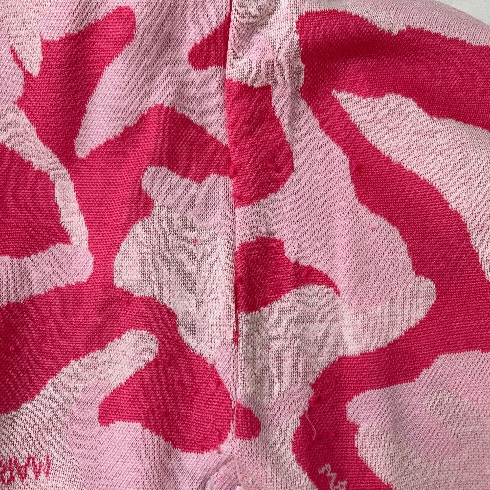 MARK&LONA 【美品】 半袖 ポロシャツ ピンク M位 カモフラ スカル サイズ：M MARK&LONA マークアンドロナ 半袖ポロシャツ スカル