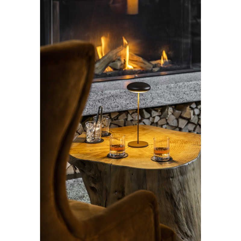 厳しい 送料無料 ♥ 未開梱 BROGGI テーブルライト NUVOLA ブロッジ 電球 |防雨型 |電球色 クローム 4110517001 使用わずか