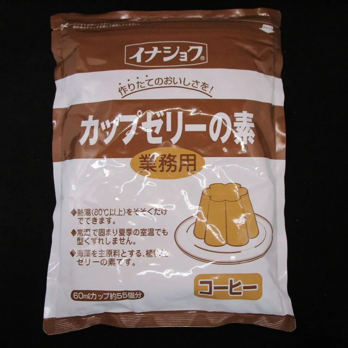 イナショク カップゼリーの素（コーヒー味）６００ｇ ５５個分<br