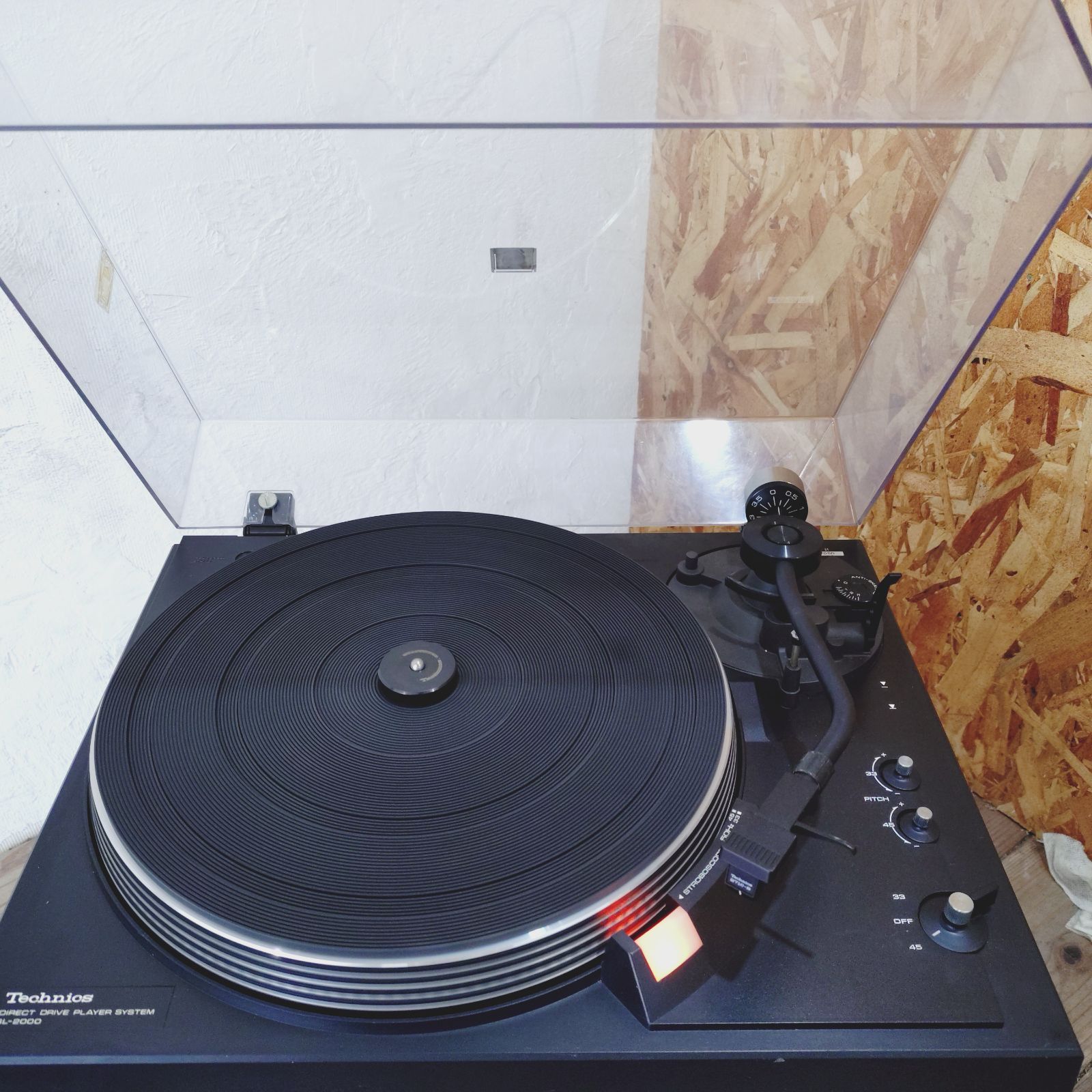 部品取り 修理ベースに Technics SL-2000 テクニクス