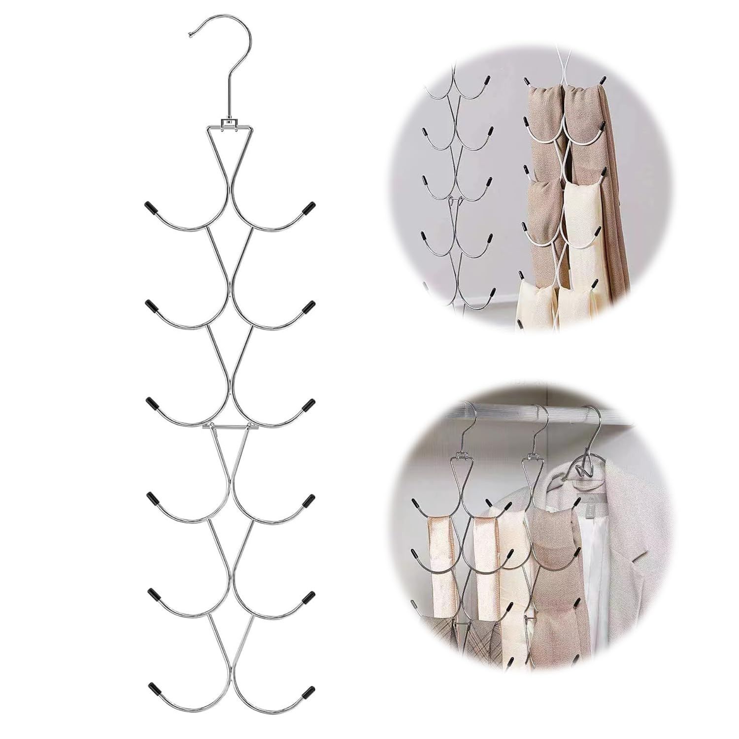 売切注意 PAVIKEネクタイハンガー スカーフハンガー ネクタイ掛け ベルト収納ハンガー ハンガー きちんと整然と スペースを節約し ベルト スカーフ ネクタイ ベルトを掛けて保管