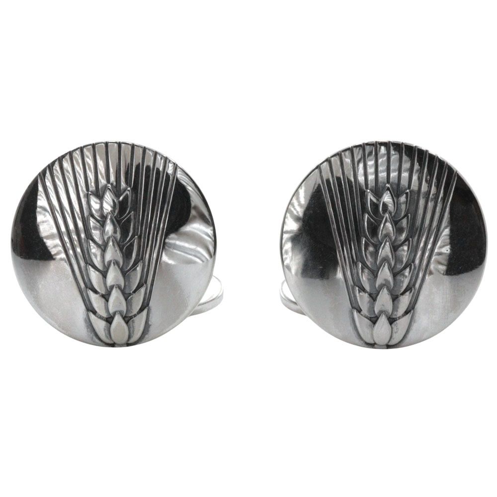 Georg Jensen ジョージジェンセン 麦 稲穂 ＃47B シルバー925 メンズ カフス