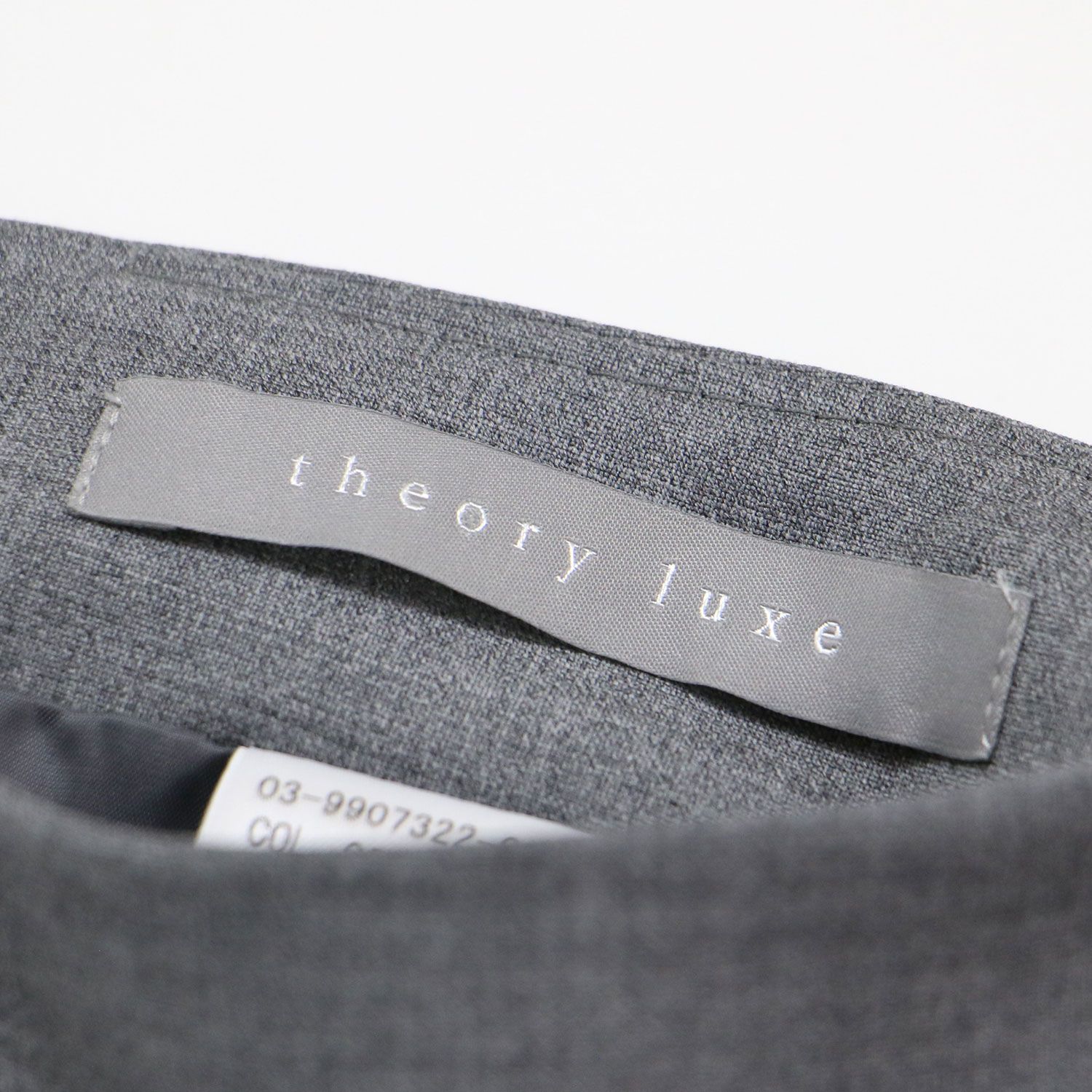 新品】theory luxe セオリーリュクス スカート グレー サイズ:38