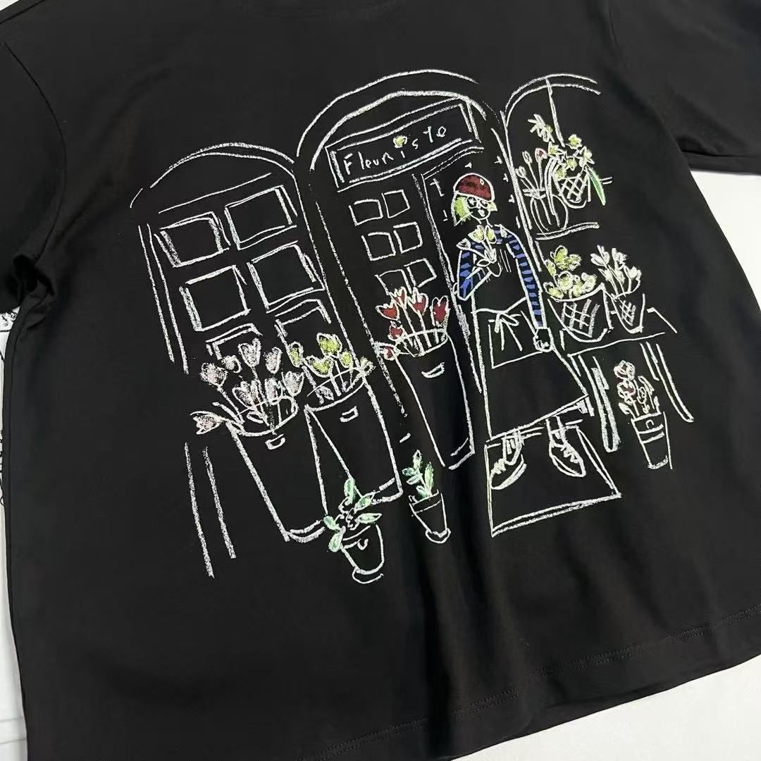 YOSHI KONDO(ヨシコンドウ) 24S/S プリント柄Tシャツ | 大阪