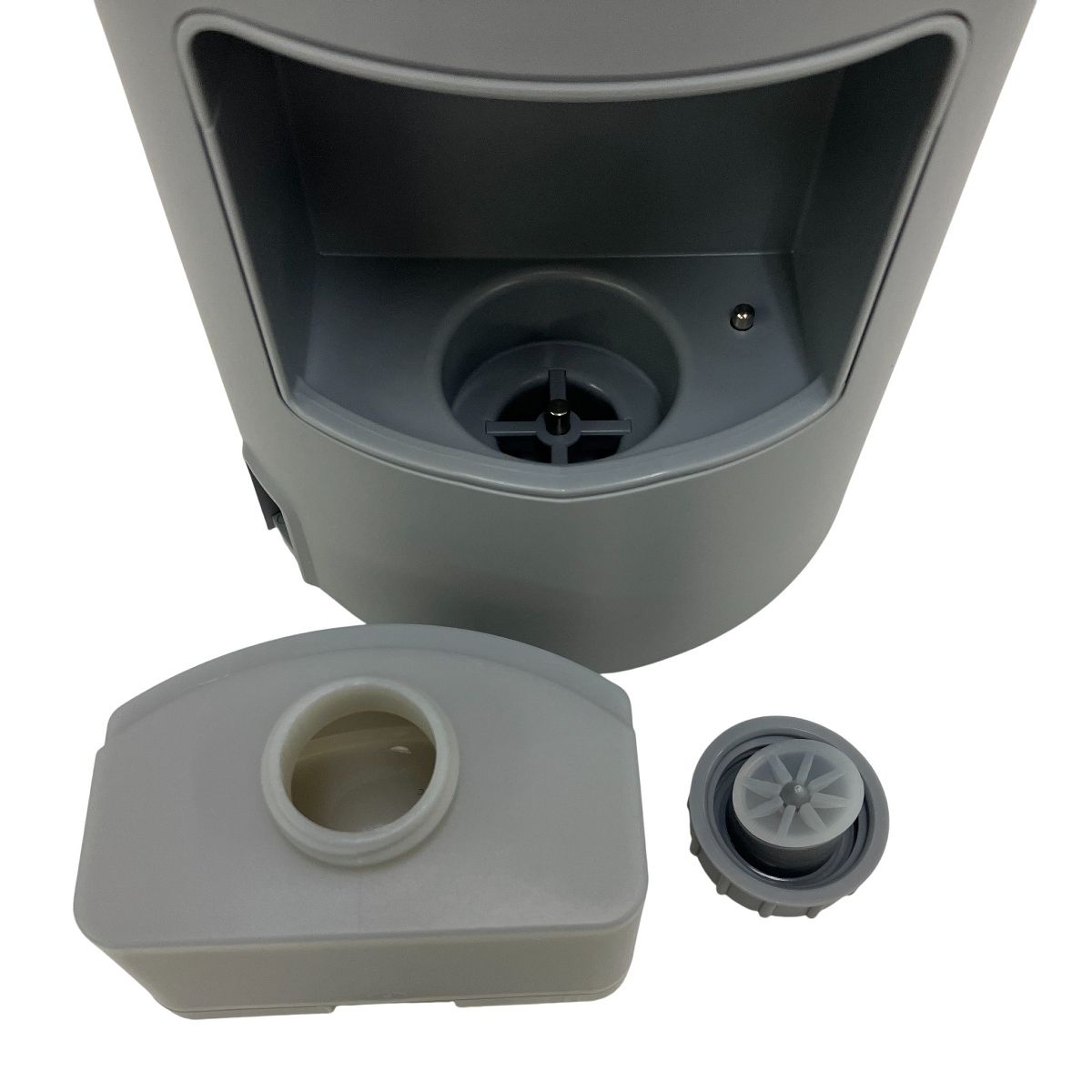  SALONIA サロニア ピュア ブライト スチーマー グレー 美容機器 家電 フェイススチーマー ボディ フェイスケア