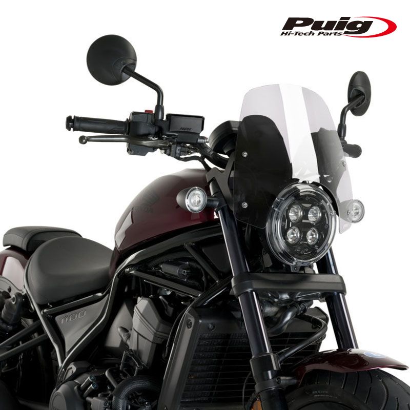 Puig 20819W NEW GENERATION SPORT [CLEAR] HONDA CMX1100 REBEL (21-23) プーチ スクリーン カウル