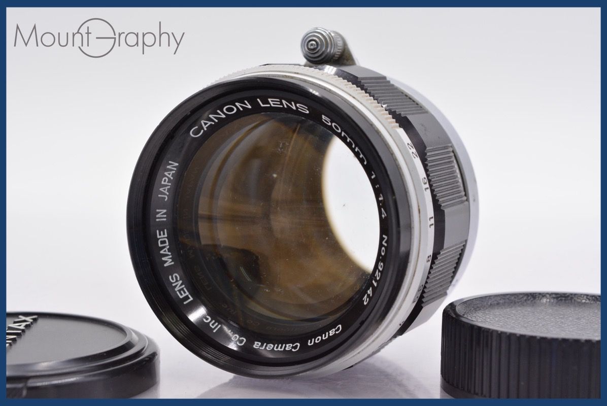 韓国ブランド通販サイト キヤノン ☆良品☆ Canon 前後 ライカLマウント F1.4 50mm レンズ(単焦点)