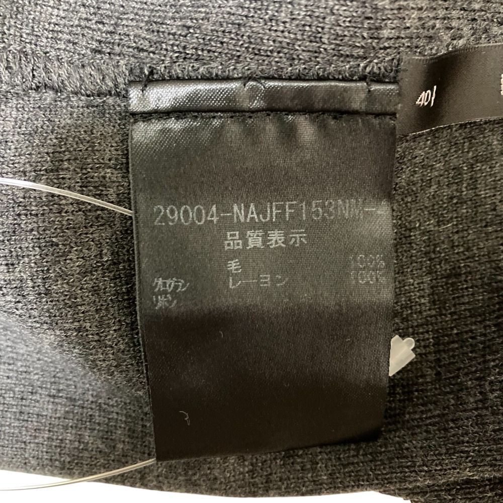 美品★FOXEY/フォクシーカーディガン　グレースウール　シルバーボタン40 フォクシー FOXEY ニット ロングカーディガン 長袖 前開き