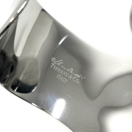 【極美品】Tiffany & Co. ボーンカフ　ルテニウム TIFFANY ティファニー ボーン カフ エルサ・ペレッティ 右手用