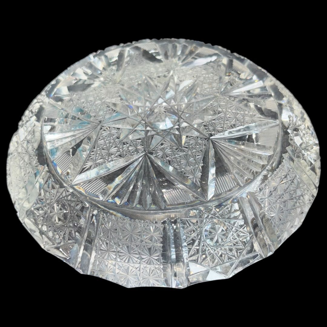 新品未使用 ボヘミア クリスタル 灰皿, 小物入れ 2点セット 未使用品 ボヘミアクリスタル ボヘミアガラス 500PK