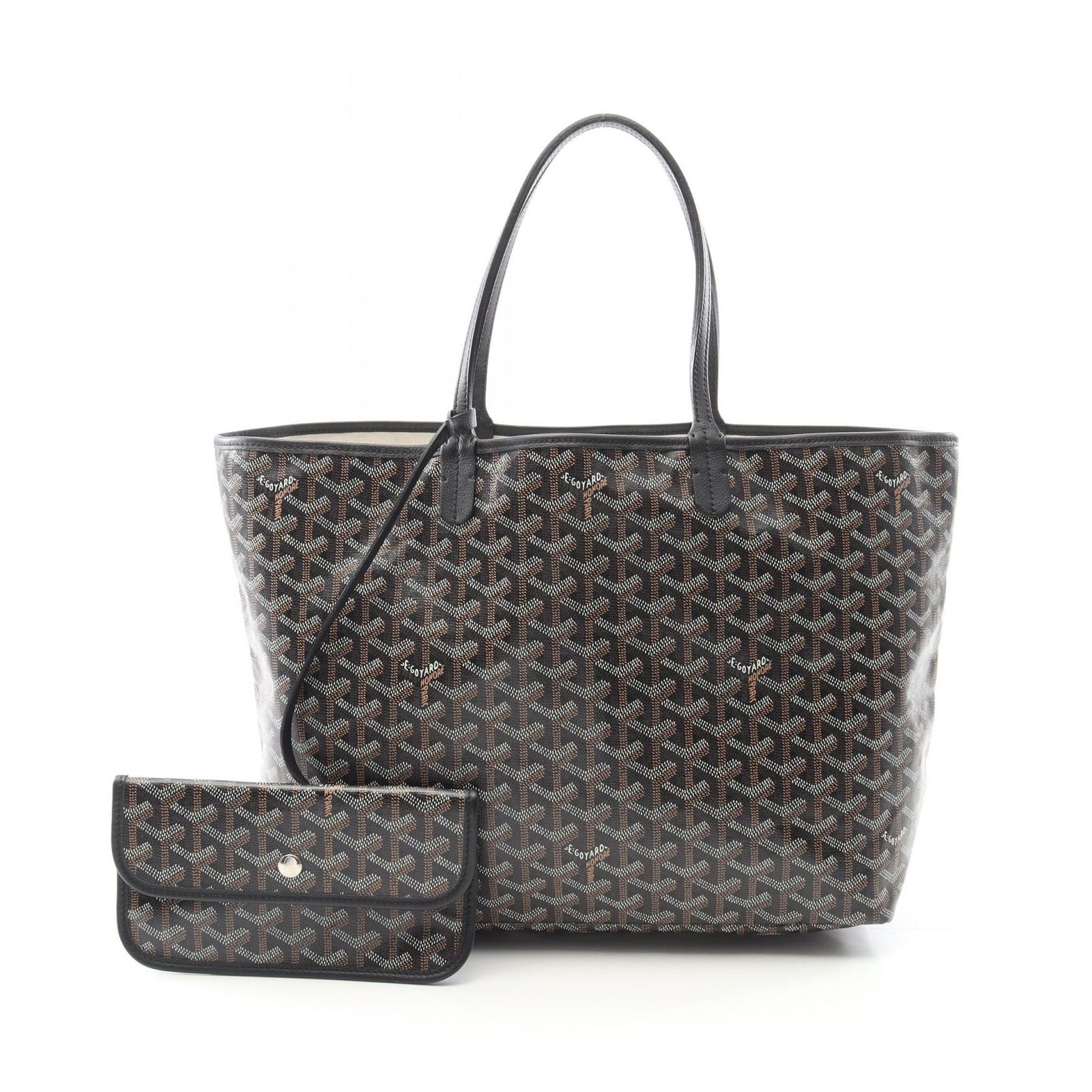 GOYARD ゴヤール サン・ルイPM トートバッグ ポーチ付 GOYARD/ゴヤール】 サンルイPM マーカージュ ×柄 トートバッグ ポーチ