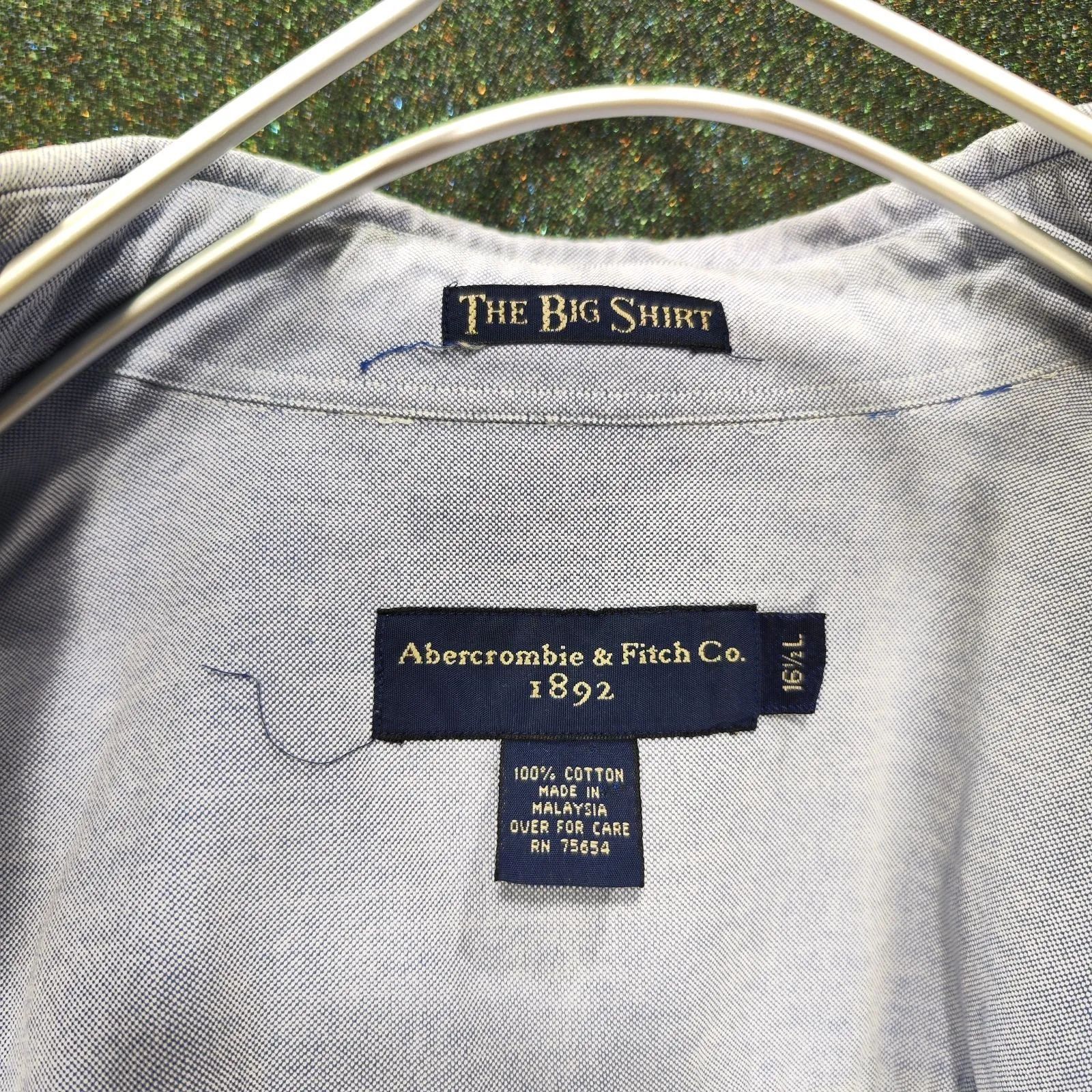 レア ABERCROMBIE AND FITCH アバクロンビー 90s ヴィンテージ 90年代 アバクロ made BDシャツ in jamaica